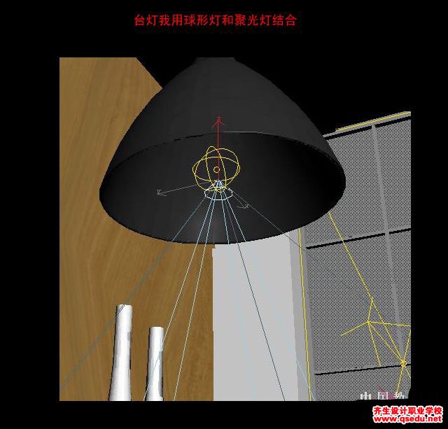 3Dmax室内空间夜景布光怎么做？