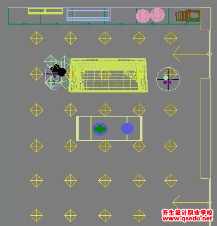 3Dmax室内空间夜景布光怎么做？