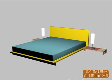 3Dmax室内物件建模:创建床头柜和台灯的方法