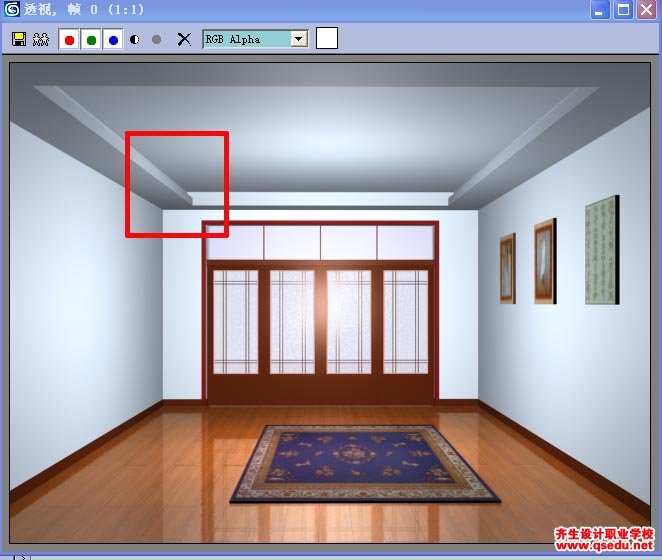 3DMax房间效果图做法