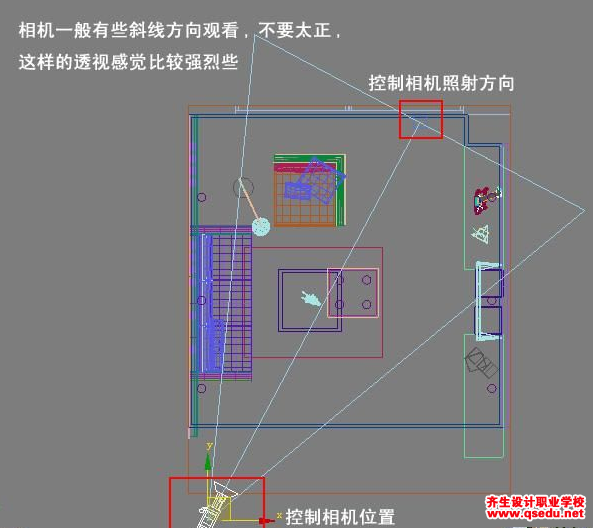 3DMAX效果图制作时相机的设置和渲染