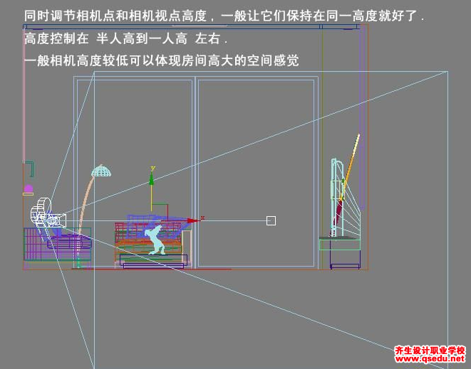 3DMAX效果图制作时相机的设置和渲染